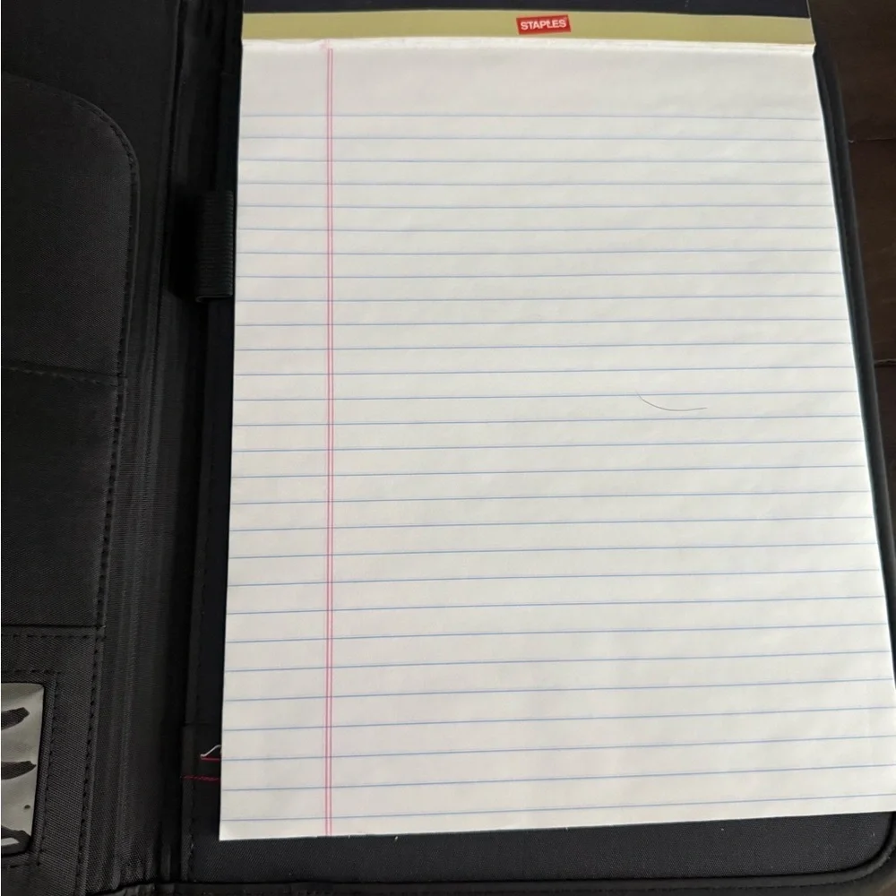Black and White Striped Document Holder